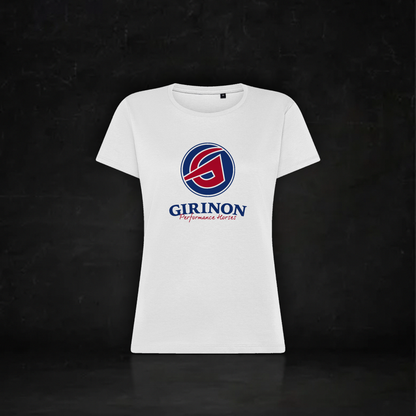 Women's Girinon x SmarTack T-shirt, fitted cut, front with Girinon emblem